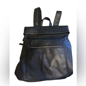 Urban Expressions Lennon Foldover Backpack, Vegan Leather